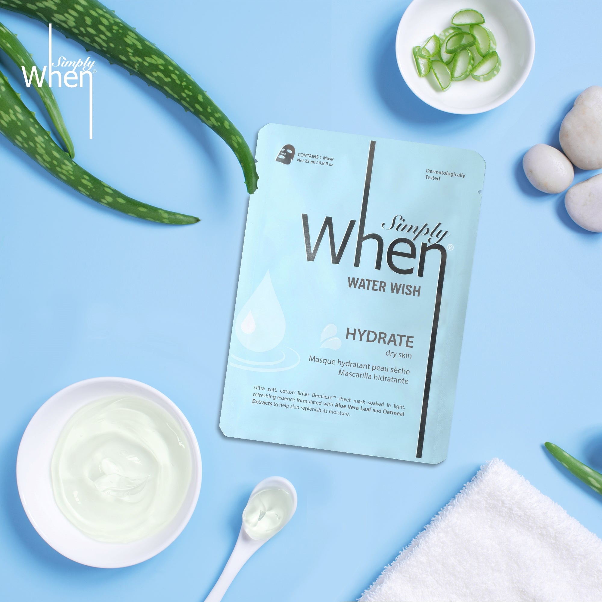 WHEN Simply When Soft Cotton Linter Bemliese Sheet Mask