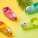 KKOMOMSHOE Kids' Banana Clogs Sandals LED Beam Smart Shoes