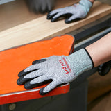 LIO FLEX Level 5 Cut Resistance NBR Foam Coated Work Gloves