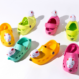 KKOMOMSHOE Kids' Banana Clogs Sandals LED Beam Smart Shoes