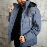 FUERZA Men's Winter Down Wellon Parka Jacket (FZX-798)