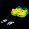 KKOMOMSHOE Kids' Duck Clogs Sandals LED Beam Smart Shoes