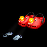 KKOMOMSHOE Kids' Duck Clogs Sandals LED Beam Smart Shoes