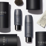TIESO Cleansing Gel & Soothing Cream Set for Men
